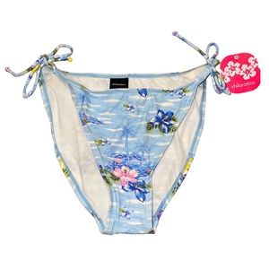 Y2K, Xhilaration High Cut Hawaiian Print Bikini Bottoms
